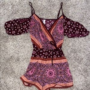 Xhileration Patterned Romper